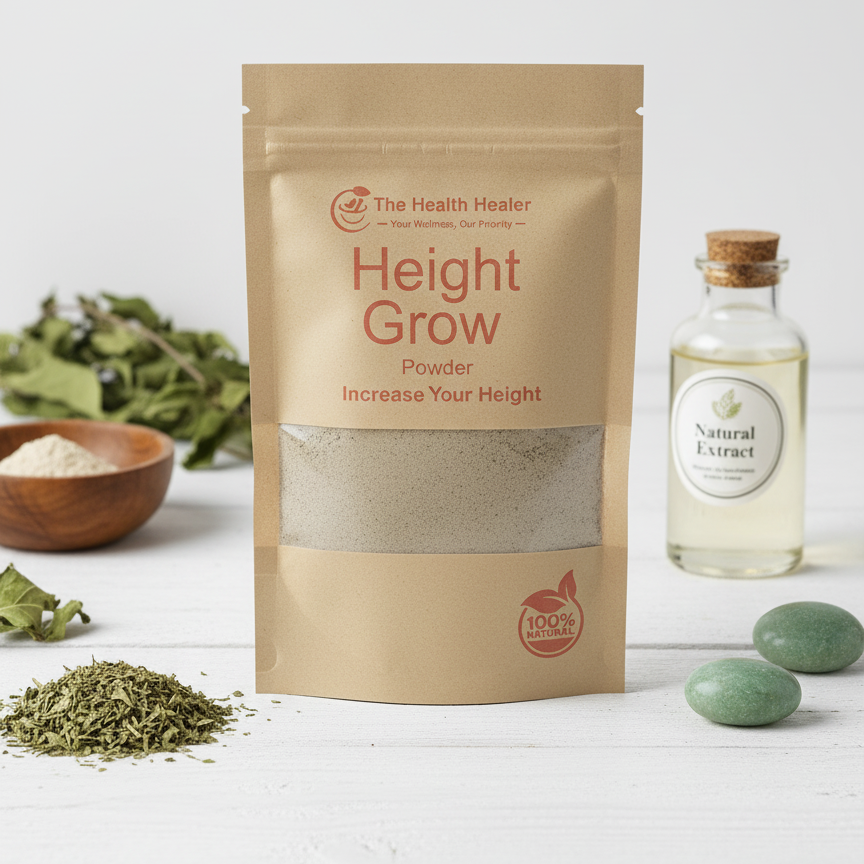 The Health Healer Height Grow Powder – 100% Natural Height Increase Supplement